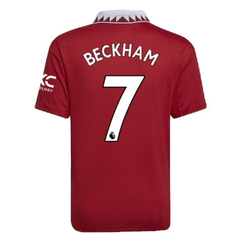 2022-2023 Man Utd Home Shirt (Kids) (BECKHAM 7)