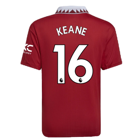 2022-2023 Man Utd Home Shirt (Kids) (KEANE 16)