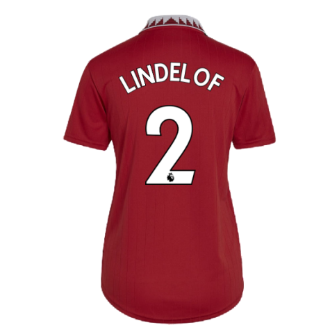 2022-2023 Man Utd Home Shirt (Ladies) (LINDELOF 2)