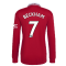 2022-2023 Man Utd Long Sleeve Home Shirt (BECKHAM 7)