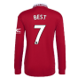 2022-2023 Man Utd Long Sleeve Home Shirt (BEST 7)