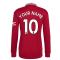 2022-2023 Man Utd Long Sleeve Home Shirt (Your Name)