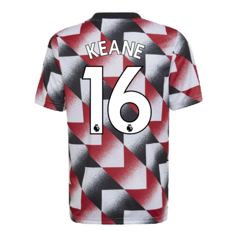 2022-2023 Man Utd Pre-Match Shirt (White) - Kids (KEANE 16)