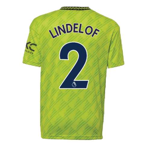 2022-2023 Man Utd Third Shirt (Kids) (LINDELOF 2)