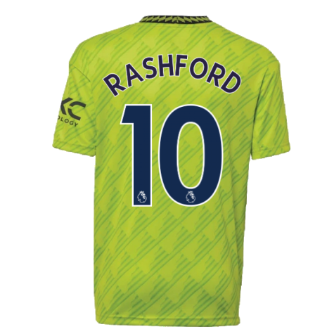 2022-2023 Man Utd Third Shirt (Kids) (RASHFORD 10)