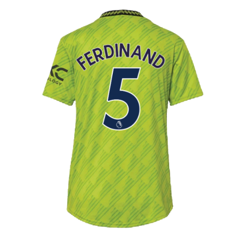 2022-2023 Man Utd Third Shirt (Ladies) (FERDINAND 5)