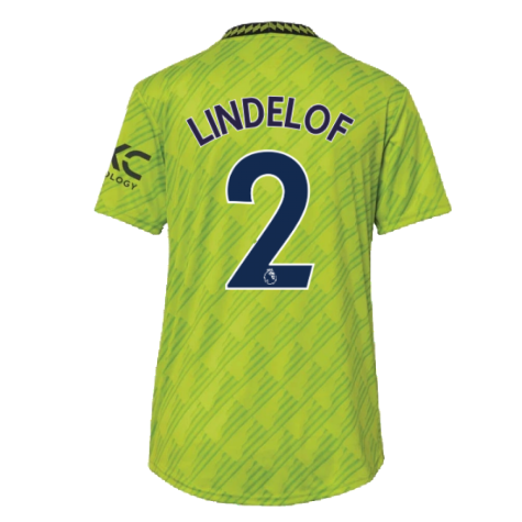 2022-2023 Man Utd Third Shirt (Ladies) (LINDELOF 2)