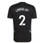 2022-2023 Man Utd Training Shirt (Black) (LINDELOF 2)