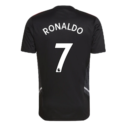 2022-2023 Man Utd Training Shirt (Black) (RONALDO 7)