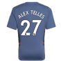 2022-2023 Man Utd Training Shirt (Blue) - Kids (ALEX TELLES 27)
