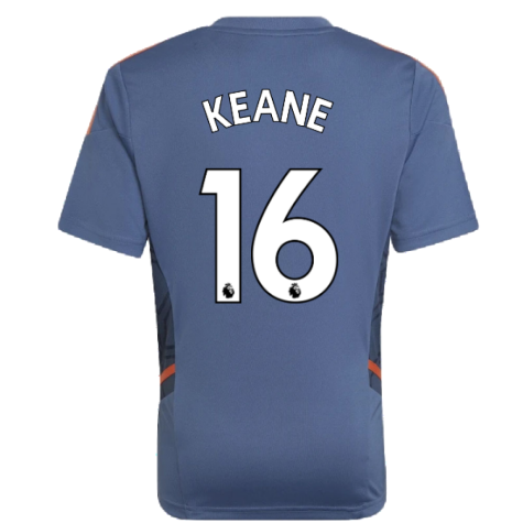 2022-2023 Man Utd Training Shirt (Blue) - Kids (KEANE 16)