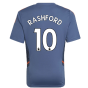 2022-2023 Man Utd Training Shirt (Blue) - Kids (RASHFORD 10)