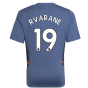 2022-2023 Man Utd Training Shirt (Blue) - Kids (R VARANE 19)