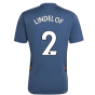 2022-2023 Man Utd Training Shirt (Blue) (LINDELOF 2)