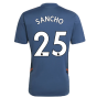 2022-2023 Man Utd Training Shirt (Blue) (SANCHO 25)