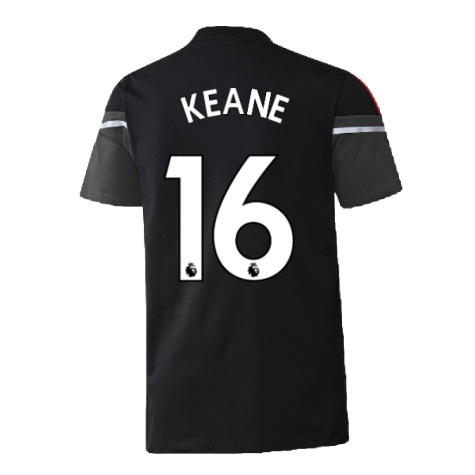 2022-2023 Man Utd Training Tee (Black) (KEANE 16)