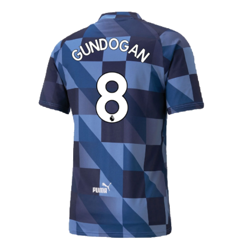 2022-2023 Manchester City Pre-Match Jersey (Blue-Navy) (Gundogan 8)