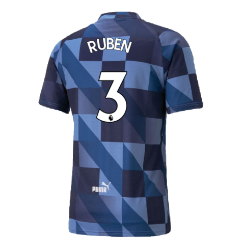 2022-2023 Manchester City Pre-Match Jersey (Blue-Navy) (Ruben 3)