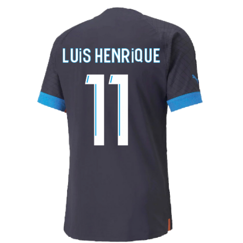 2022-2023 Marseille Authentic Away Shirt (LUIS HENRIQUE 11)