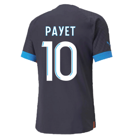 2022-2023 Marseille Authentic Away Shirt (PAYET 10)