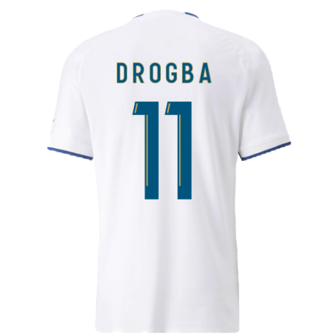 2022-2023 Marseille Authentic Home Shirt (DROGBA 11)