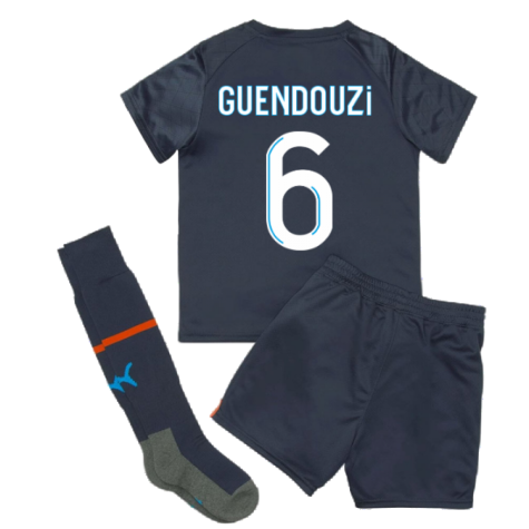 2022-2023 Marseille Away Mini Kit (GUENDOUZI 6)