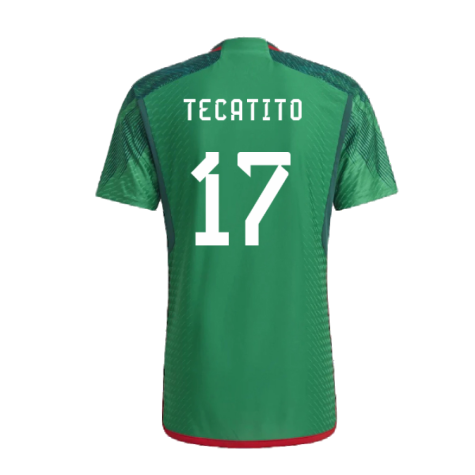 2022-2023 Mexico Authentic Home Shirt (TECATITO 17)