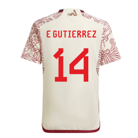 2022-2023 Mexico Away Shirt (E GUTIERREZ 14)