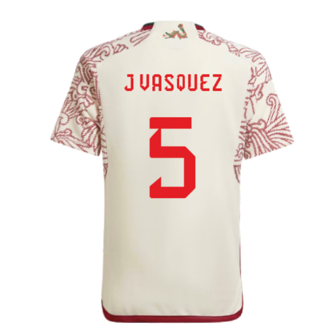 2022-2023 Mexico Away Shirt (J VASQUEZ 5)