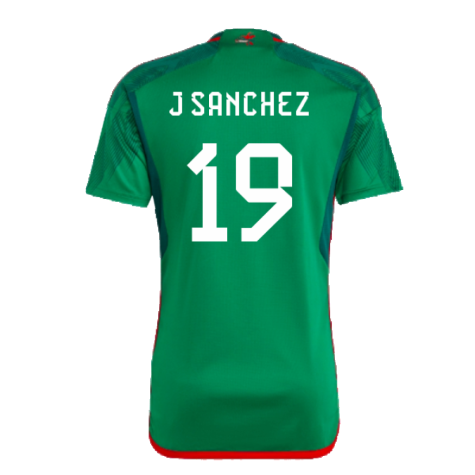 2022-2023 Mexico Home Shirt (J SANCHEZ 19)