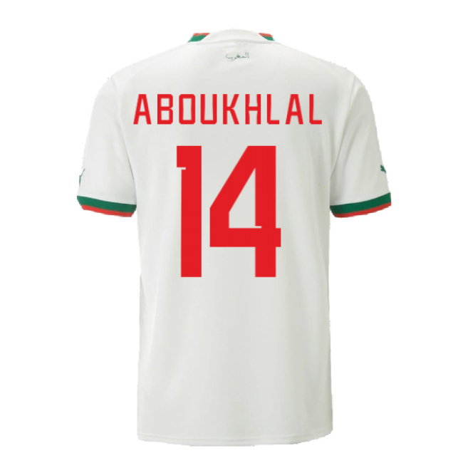 2022-2023 Morocco Away Shirt (ABOUKHLAL 14)