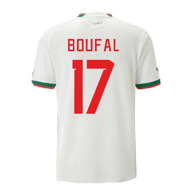 2022-2023 Morocco Away Shirt (BOUFAL 17)