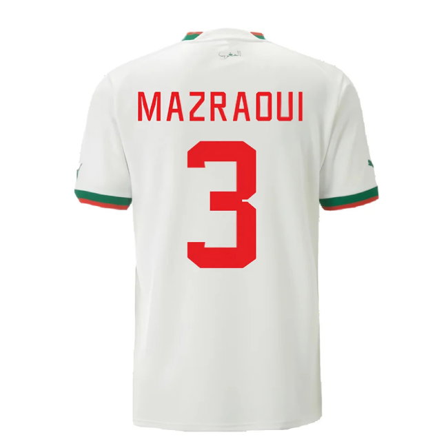 2022-2023 Morocco Away Shirt (MAZRAOUI 3)