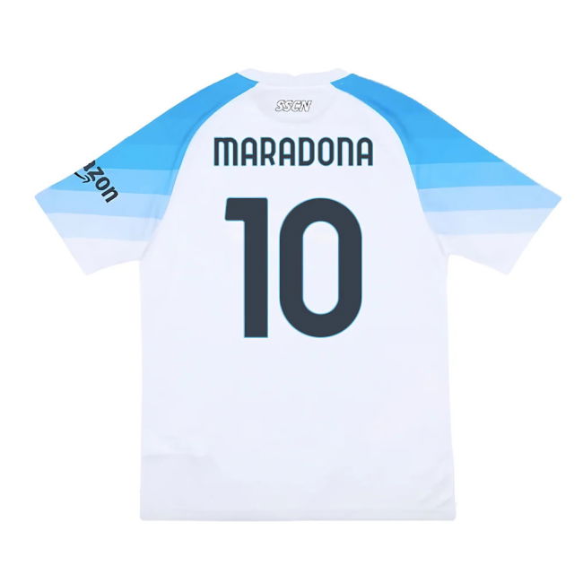 2022-2023 Napoli Authentic Away Shirt (Maradona 10)