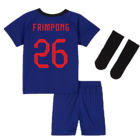 2022-2023 Netherlands Away Mini Kit (Frimpong 26)