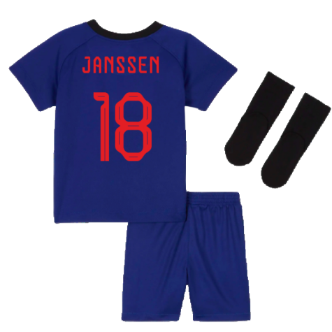 2022-2023 Netherlands Away Mini Kit (Janssen 18)