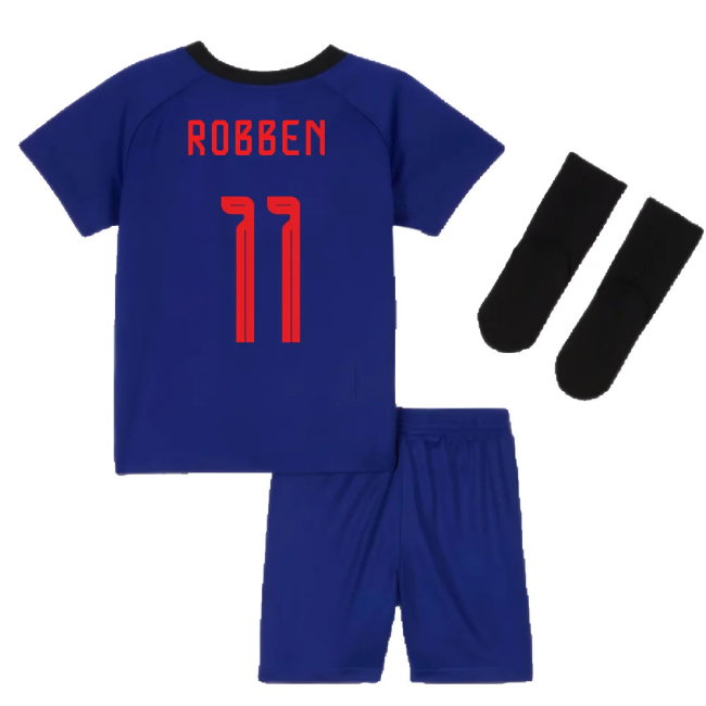 2022-2023 Netherlands Away Mini Kit (Robben 11)