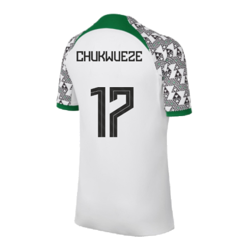 2022-2023 Nigeria Away Shirt (Kids) (CHUKWUEZE 17)