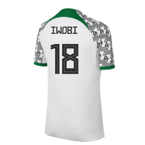 2022-2023 Nigeria Away Shirt (Kids) (IWOBI 18)