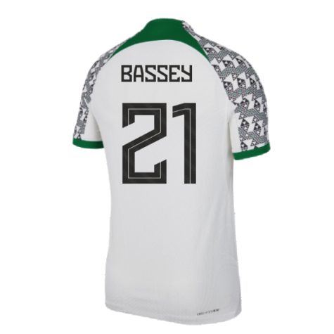 2022-2023 Nigeria Away Vapor Shirt (Bassey 21)