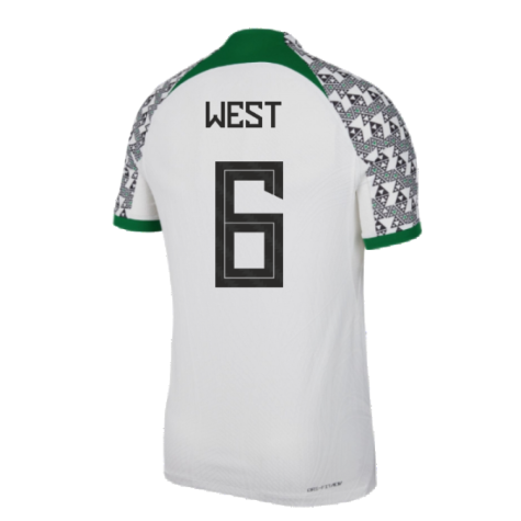 2022-2023 Nigeria Away Vapor Shirt (WEST 6)