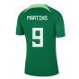 2022-2023 Nigeria Dri-Fit Training Shirt (Green) (MARTINS 9)