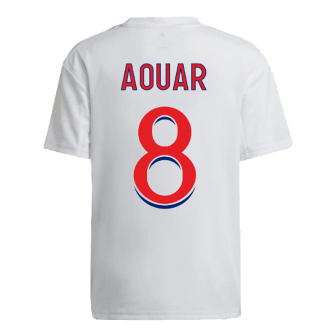 2022-2023 Olympique Lyon Home Shirt (Kids) (AOUAR 8)