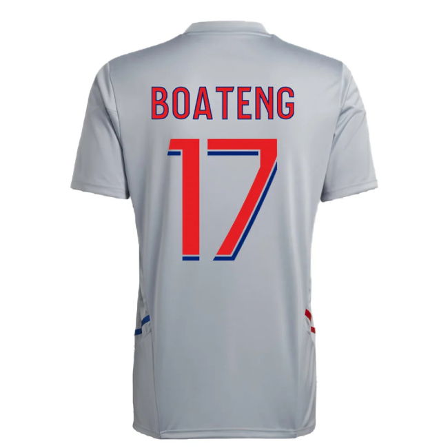 2022-2023 Olympique Lyon Training Jersey (Halo Silver) (BOATENG 17)