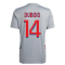 2022-2023 Olympique Lyon Training Jersey (Halo Silver) (DUBOIS 14)