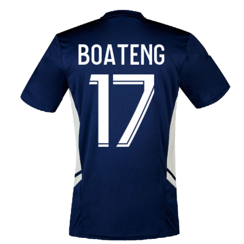 2022-2023 Olympique Lyon Training Jersey (Navy) (BOATENG 17)