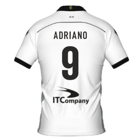 2022-2023 Parma Calcio Home Jersey (Adriano 9)