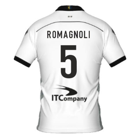 2022-2023 Parma Calcio Home Jersey (Romagnoli 5)