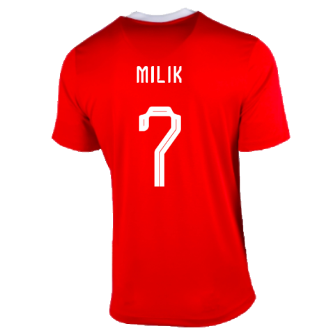 2022-2023 Poland Away Dri-Fit Football Shirt (Milik 7)