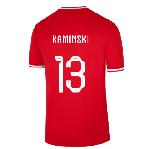 2022-2023 Poland Away Shirt (Kids) (Kaminski 13)